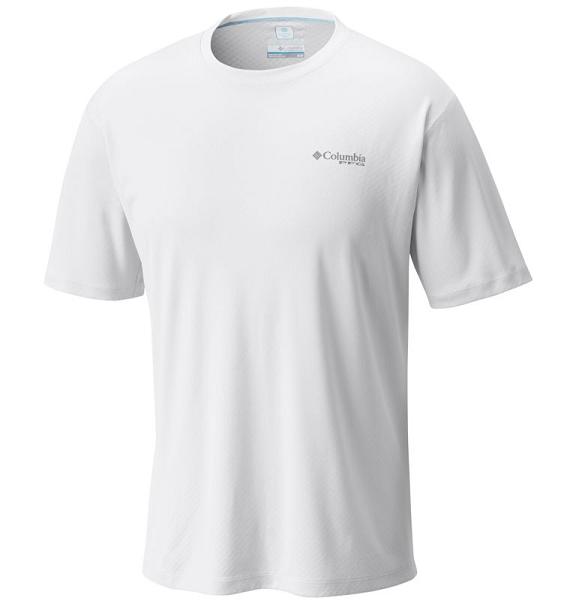 Columbia PFG Zero Rules T-Shirt White For Men's NZ12463 New Zealand